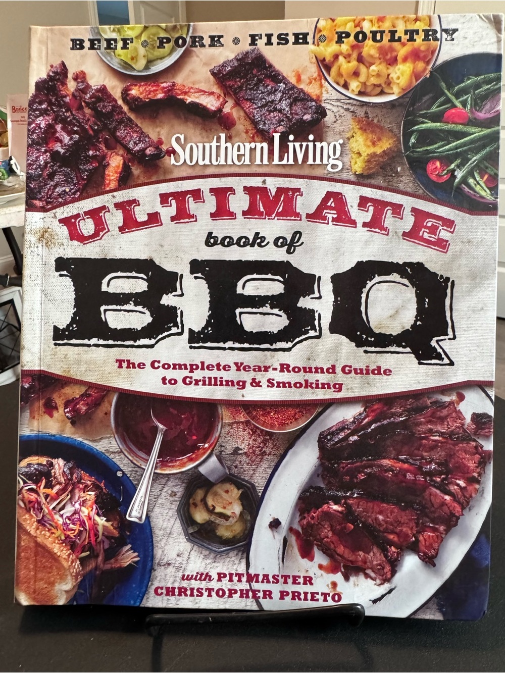 Southern Living Ultimate Book of BBQ - Red, Black & Cream Cover